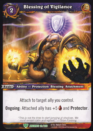 Blessing of Vigilance
