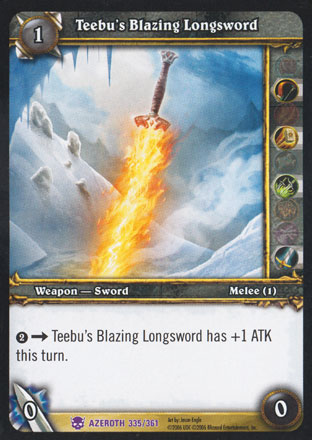 Teebu's Blazing Longsword