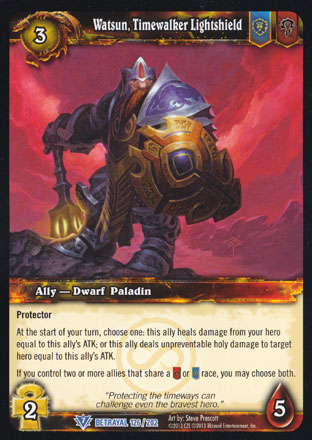 Watsun, Timewalker Lightshield