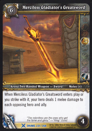 Merciless Gladiator's Greatsword
