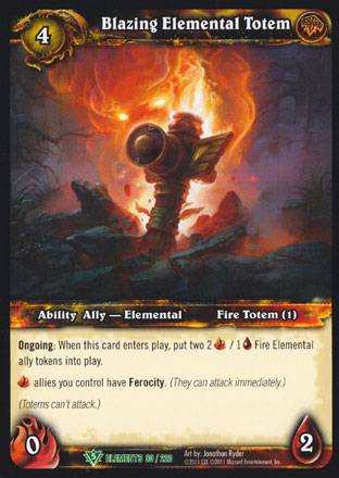 Blazing Elemental Totem