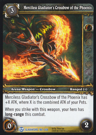 Merciless Gladiator's Crossbow of the Phoenix