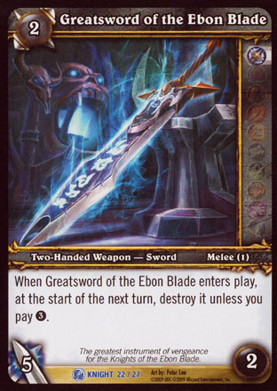 Greatsword of the Ebon Blade