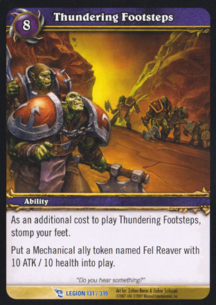 Thundering Footsteps (March of the Legion) Thundering Footsteps