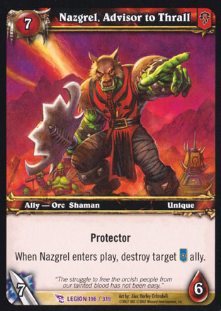 Nazgrel, Advisor to Thrall