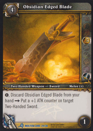 Obsidian Edged Blade