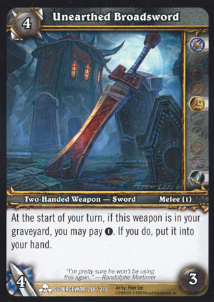 Unearthed Broadsword