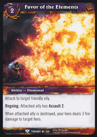 Favor of the Elements