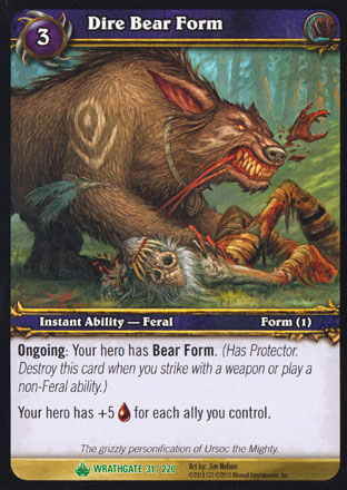 Dire Bear Form