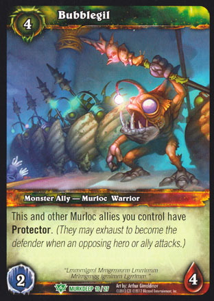 Murlock Monster Champion Deck: Murkdeep (World of Warcraft Trading Card Game)